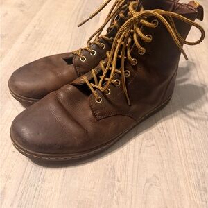 Dr. Martens Dark Brown Leather Men's Boots 8 Eye Boots 1460
